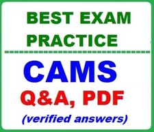 CAMS -Best Exam Practice Q A- ACAMS Certified Anti-Money Laundering Specialists