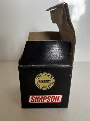 John Force Mini Simpson Stig Helmet - Mac Tools Castrol GTX Pontiac No Fear - Picture 7 of 10