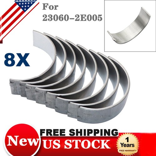 8Pcs Connecting Rod Bearings Fit Hyundai Kia 1.8L/2.0L 20112019 23060