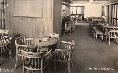 BL494 Carte Photo Vintage Karte RPPC Boot Schiff Boot Orkades Orient Liner