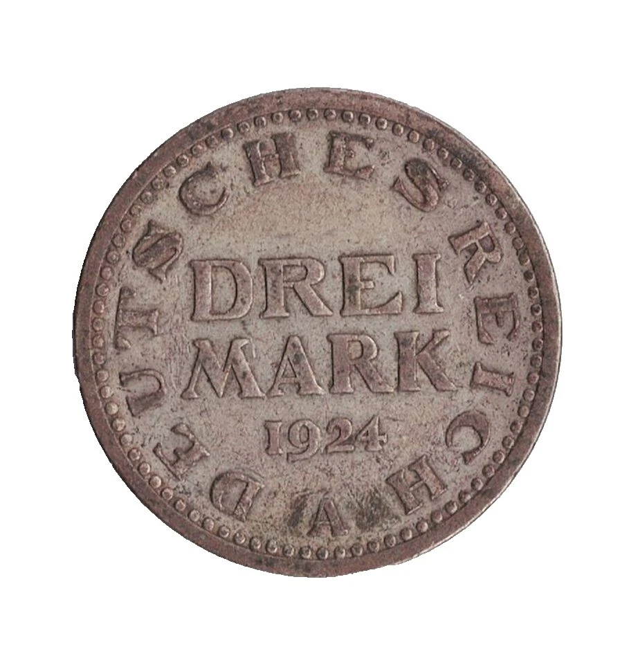 Silver 1924 Year German Coins