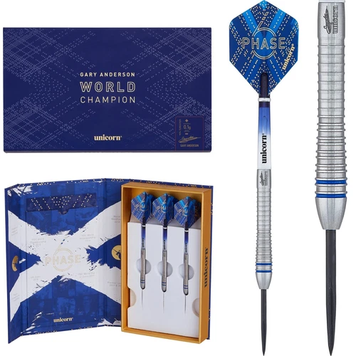 Unicorn Gary Anderson Phase 6 Tungsten Darts Set World Champion 21g - 25g gram