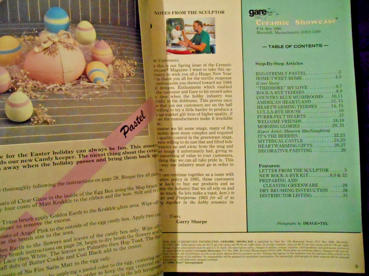 Livre Vintage 1985 : Gare Moule Céramique Vitrine Techniques Comment Cataloguer Avec Garry Sharpe