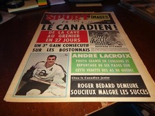 Sport images newpaper hochey montreal canadiens andre lacroix poster nhl mlb +