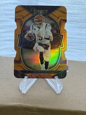 Joe Burrow 2022 Select Concourse Orange Die-Cut Prizm /199