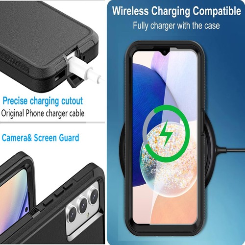 Coque pour Samsung Galaxy S21 FE avec clip compatible Otterbox Defender + verre trempé - Photo 51 sur 53