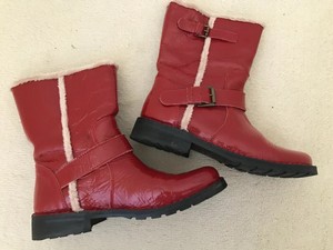 boden red boots
