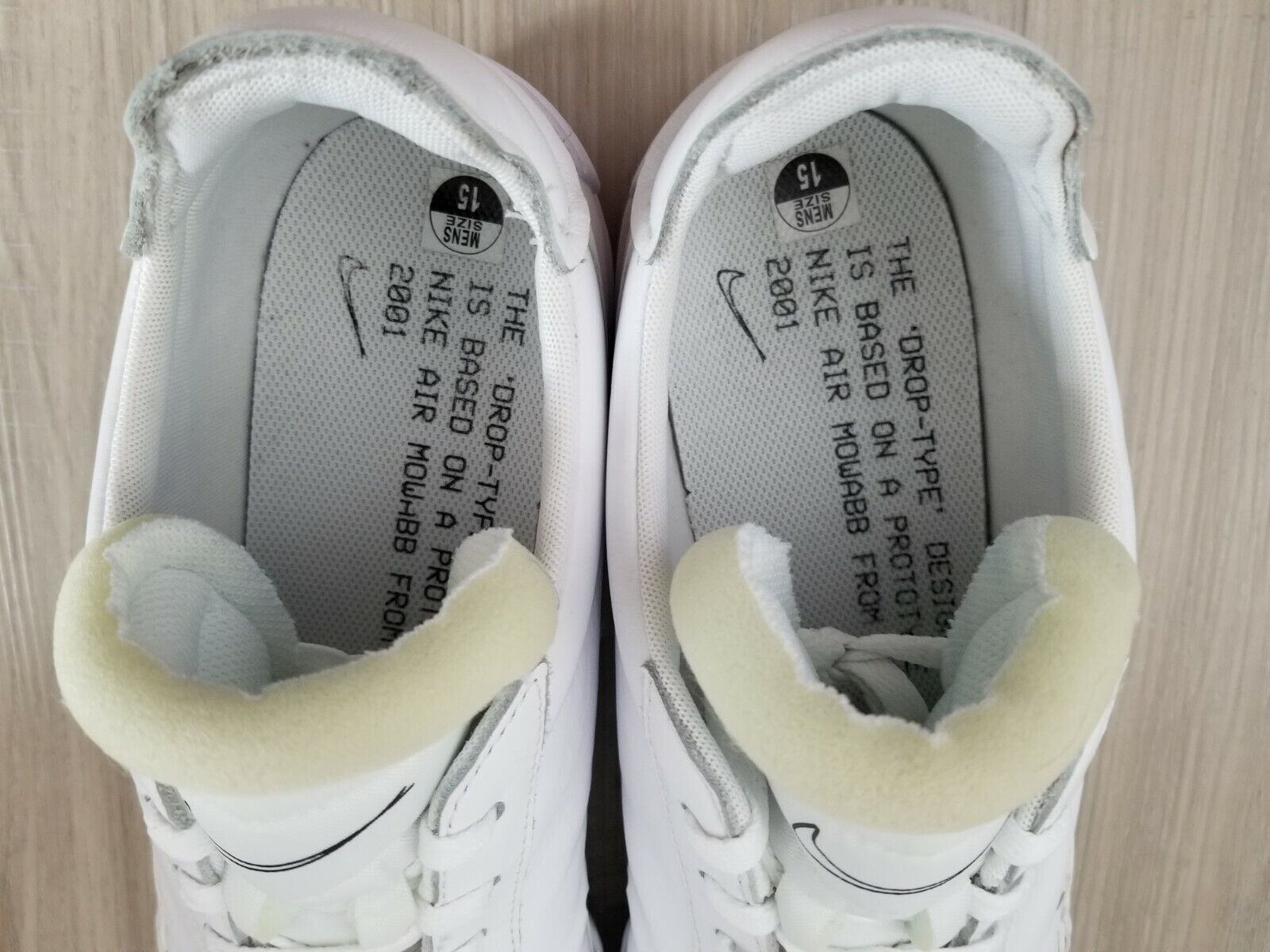 Nike Drop Type PRM Triple White N.354 Sneaker CN6916 100 Men's Size 15