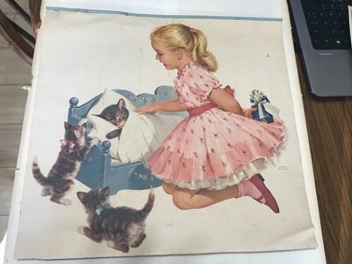 1933-1936 & 1958 VINTAGE CHESSIE RAILROAD CHESSIE CAT CALENDAR PRINTS 4 PICTURES - Picture 4 of 4
