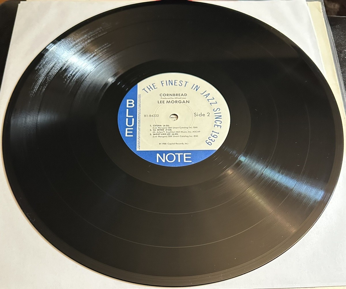 Lee Morgan Cornbread LP Blue Note B1-84222 Stereo 1988 Jazz Vinyl