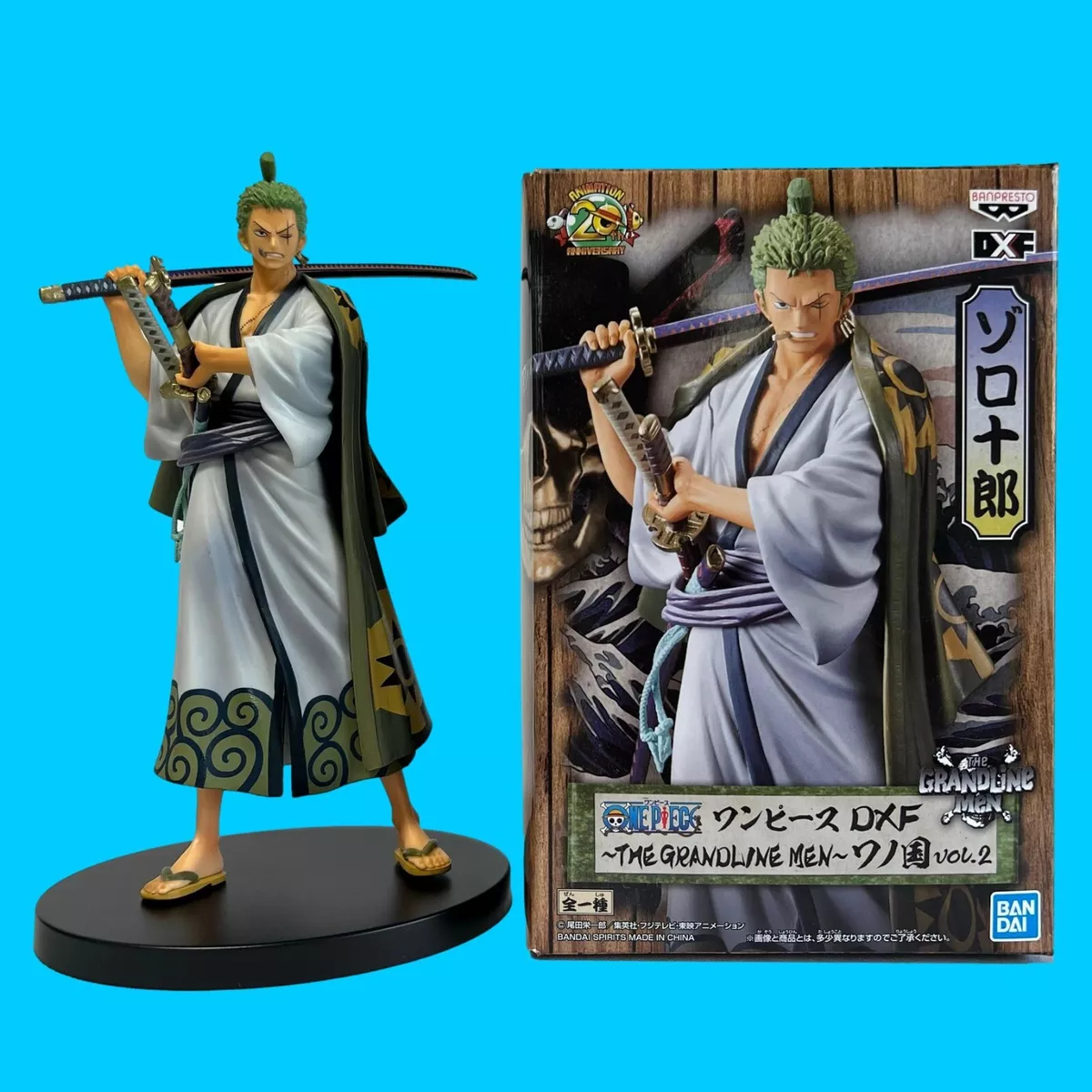 Banpresto One Piece Zoro Grandline Men Wanokuni Vol 2 DXF Figure