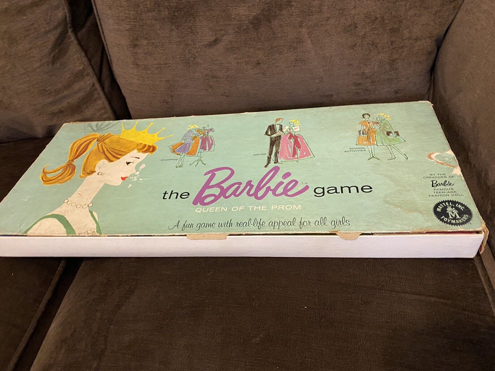 Peças de reposição para jogos de tabuleiro: The Barbie Game Queen of the  Prom 1960 Mattel