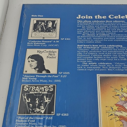 Odyssey From Altec Vinyl Lp Quincy Jones Rita Coolidge Wakeman SP19009 Shrink VG - Picture 5 of 18