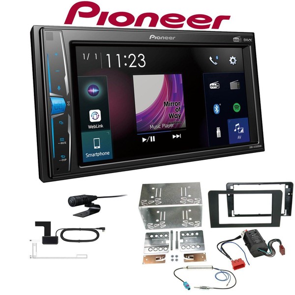 Pioneer Multimedia Autoradio Bluetooth Dab+ FüR Audi A3 In Schwarz Vollaktiv-image