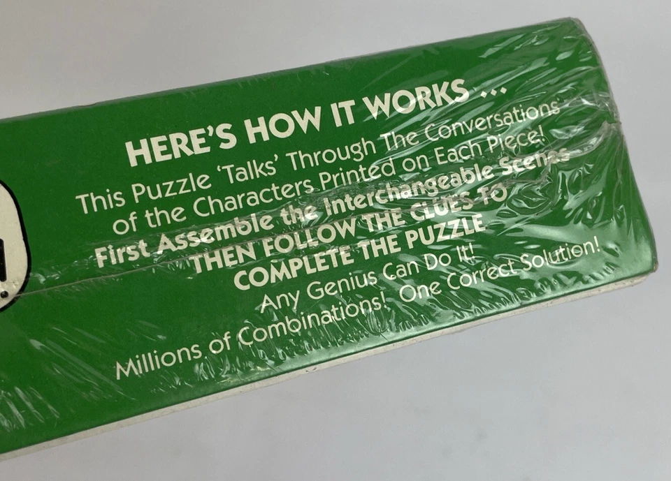 Talking Jigsaw Puzzle The Fitness Center 560 Pieces Two Sided 1991 Buffalo PZZL - Image 4 of 4