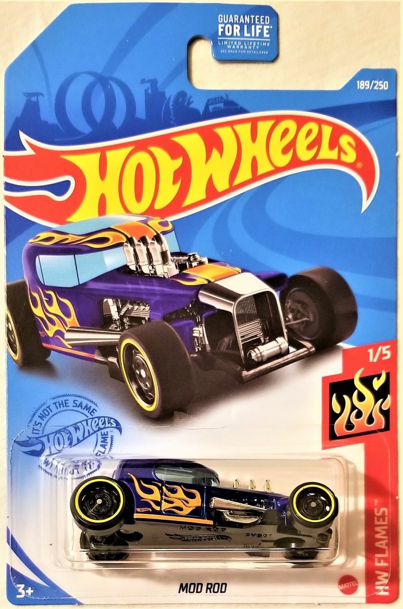 Hot Wheels - 2021 HW Flames 1/5 Mod Rod 189/250 (BBGTB16) | eBay