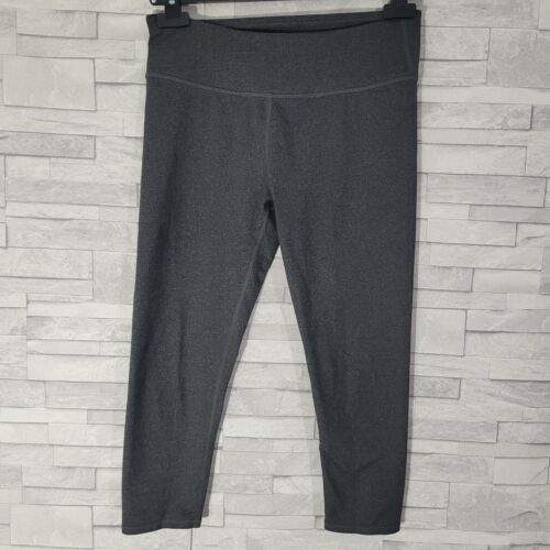 Ladies FABLETICS Leggings Cropped Dark Grey Gym Small Size 10-12 UK - Picture 1 of 10