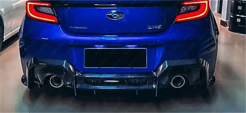 Difusor de parachoques trasero estilo ADR carbono GR86 ZN8 BRZ ZC8 para Toyota Subaru 21-24 Foto 2 de 4
