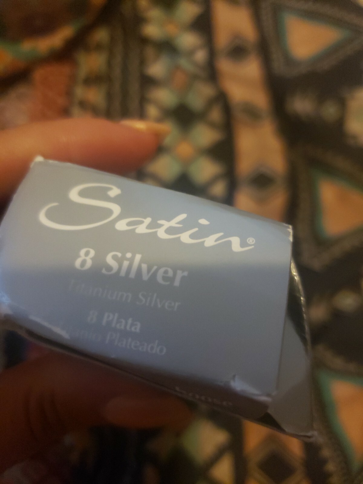 Satin Bold Series Hair Color 8 Silver New