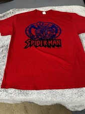 Vintage 2002 Marvel Spider-man T-shirt Red XL