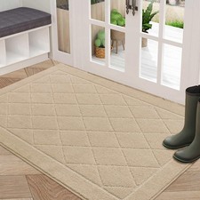 Dirt Trapper Door Mat 32" x 48", Doormat NonSlip Entryway Rugs Washable, Dog ...