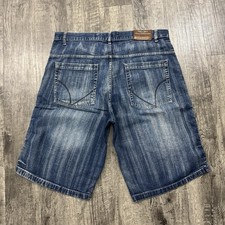 Y2K Evolution Baggy Jorts Denim Jean Shorts Hip Hop Skater 40