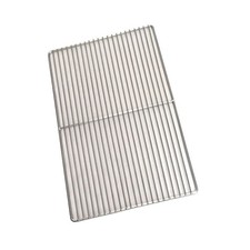 BBQ Grill Grid 30x30cm Stainless Steel Square Net for Campfire Cooking