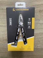Leatherman Signal Multitool Nylon Sheath Black BRAND NEW SEALED IN BOX