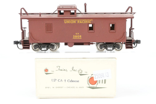 HO Brass Trains Inc. UP - Union Pacific CA-1 Wood Caboose Custom Painted - Picture 1 of 17