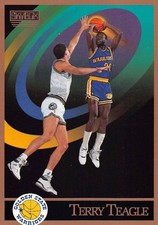 1990-91 SkyBox Basketball Terry Teagle Golden State Warriors #102