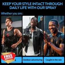 Hair Fiber Water Resistant Spray Black Hairline Enhancer