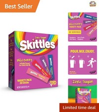 Skittles Singles To Go Wild Berry Variety Pac...