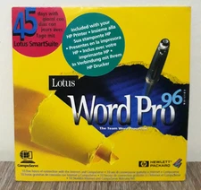 Vintage CD Lotus Word Pro 96 The Team Word Processor (1996) Paperback