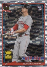 2026 Topps Series 2 Roman Anthony RC Crackle Foil & Topps Series 2 All-Star Foil