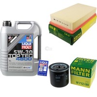 Mann Inspektionspaket Liqui Moly 5L 5W-30 FüR Saab 900 Ii 9-3 2.0I 2.0 Turbo
