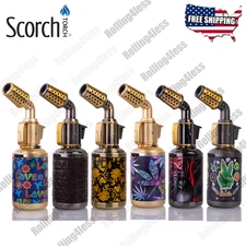 🆕❤️Scorch Torch Powerful Single Flame Jet Torch Lighter w. Gift Box-51676