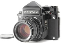 NEAR MINT Pentax 67 LATE Body MUP TTL T 105mm F/2.4 6x7 Lens Set From JAPAN