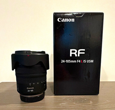 *BARELY USED* Canon RF 24-105mm f/4 L IS USM IS Zoom Lens for Canon RF