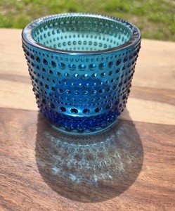 Iittala Kastehelmi Ciotola In Vetro 230 Ml - Colore Blu Oltremare, Design Di Oiva Toikka (1964), Perfetta Per Colazione, Antipasti E Dessert