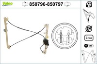 Valeo Fensterheber 850796 FüR Megane Renault BM0 2 Hatchback Van KM0 Coupé EM0