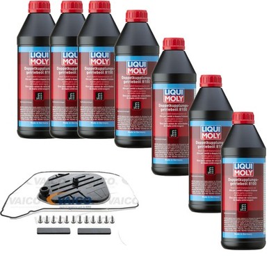 7 L Liqui Moly 8100 Getriebeöl VAICO Getriebefilter für Audi Q5 2.0 TDI