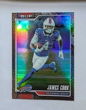 2026 Topps Flagship Football James Cook Leather Refractor Bills