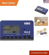 Compact MA-2 Metronome with Large Visual Display & Long Lasting Alkaline Battery