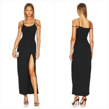 Superdown Analisa Maxi Dress in Black XS