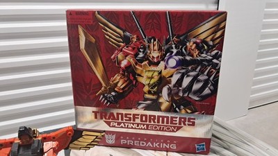 Hasbro Transformers Platinum Edition Predaking 5 Predacons Set 2014 Used