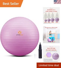 Exercise Ball for Balance Stability Fitness Workout Yoga Pilates at Home Offi...