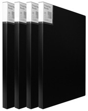 Portfolio Folder 4 Packs with Plastic Sleeves 11"x17" 30 Pockets 60 Pages