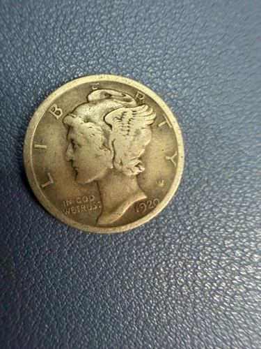 1920-S MERCURY SILVER DIME FINE #MC_623