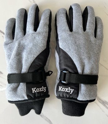 Koxly Winter Gloves Touch Screen Fingers 3M Thinsulate Insulated Unisex L