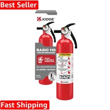 Essential FA110G Fire Extinguisher - 2.5 lbs, All-Metal Durability & Readiness